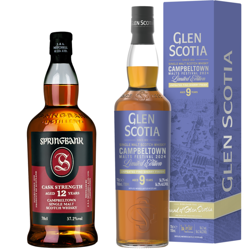 Springbank 12 Cask Strength 2024, Glen Scotia Campbeltown Malts Festival 9 Jahre