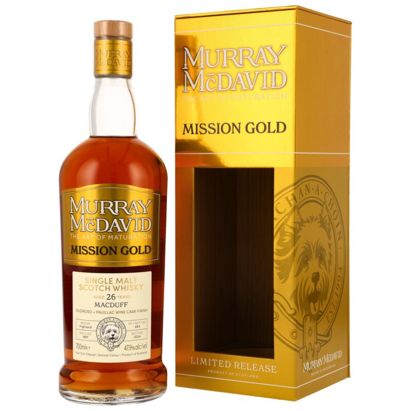 Macduff 26 (1997/2024) - Oloroso & Pauillac Wine Casks - Mission Gold Murray McDavid