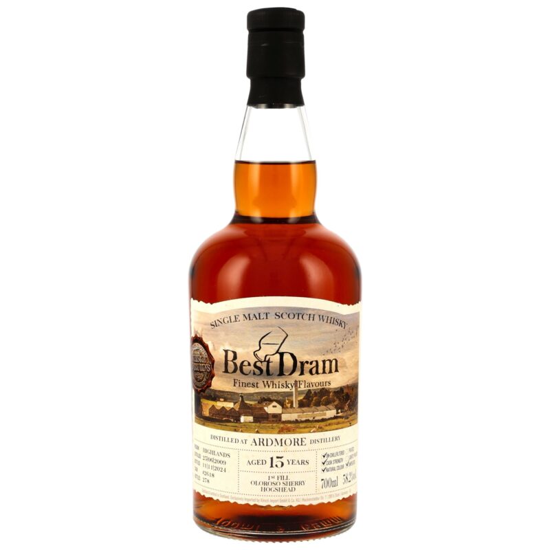 Ardmore 15 (2009/2024) - #2618 - 1st Fill Oloroso Hogshead - Best Dram