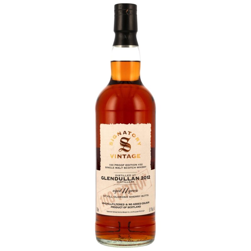 Glendullan 11 (2012/2024) - Signatory 100 PROOF Edition #32 - 1st Fill Oloroso Sherry Butts