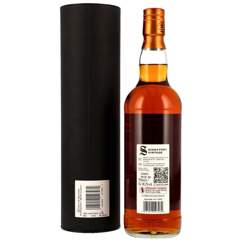 Secret Speyside 14 (2010/2025) - Signatory Small Batch Edition #16 - 1st Fill & 2nd Fill Oloroso Sherry Butts – Bild 2