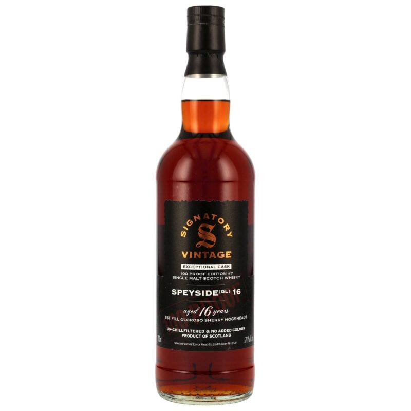 Speyside 16 (2014/2024) - Exceptional Cask Edition #7 - 1st Fill Oloroso Sherry Hogsheads