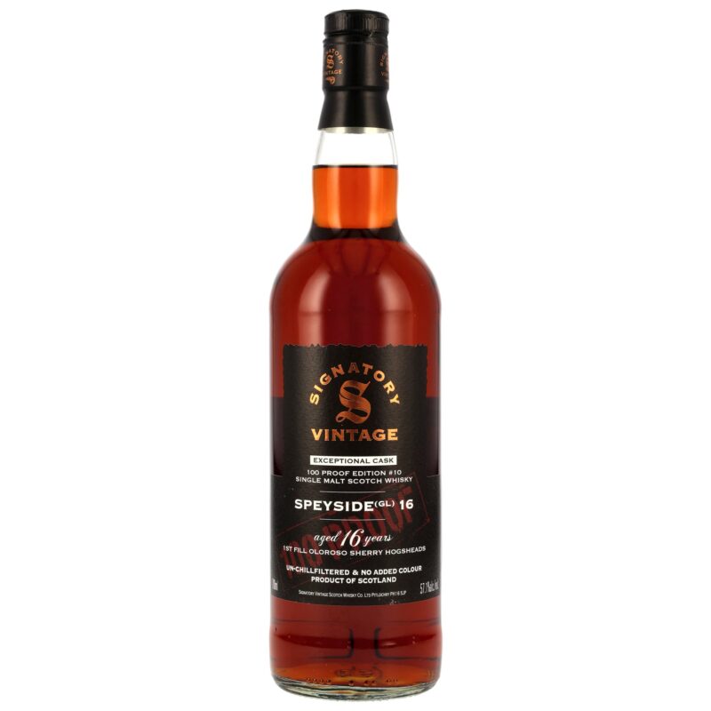 Speyside (GL) 16 (2014/2025) - Exceptional Cask Edition #10 - 1st Fill Oloroso Sherry Hogsheads
