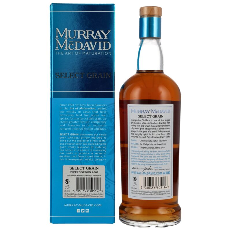 Invergordon 16 (2007/2024) - PX Sherry Cask - Select Grain Murray McDavid – Bild 2