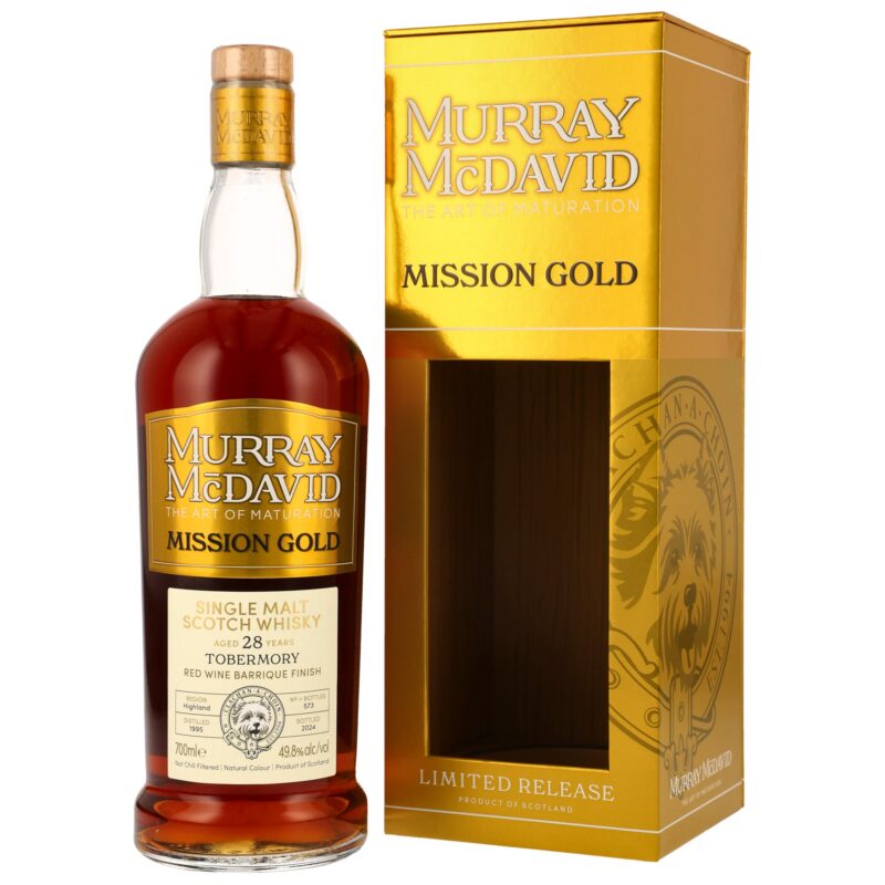 Tobermory 28 (1995/2024) - Red Wine Barrique - Mission Gold Murray McDavid