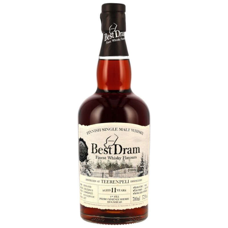 Teerenpeli 11 (2013/2025) - #13122013C - 1st Fill PX Sherry Hogshead - Best Dram