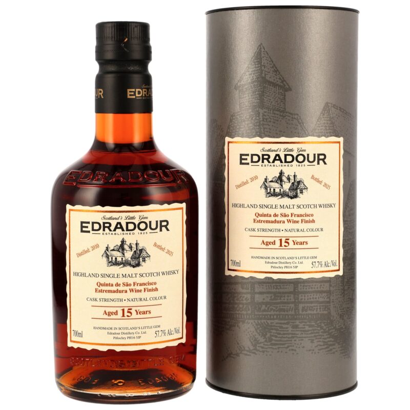 Edradour 15 (2010/2025) - Quinta de Sao Francisco Estremadura Wine Casks Finish