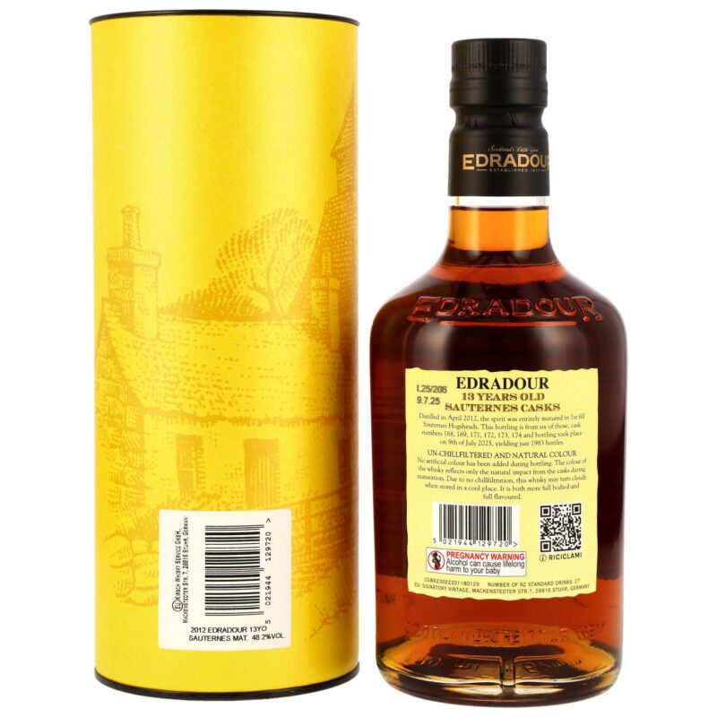 Edradour 13 (2012/2025) 1st Fill Sauternes Hogsheads - #168-174 - Small Batch – Bild 2