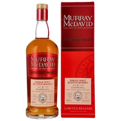 Juniper Hill 8 (2015/2023) - Port, Madeira, Barolo Cask - Mystery Malt Murray McDavid