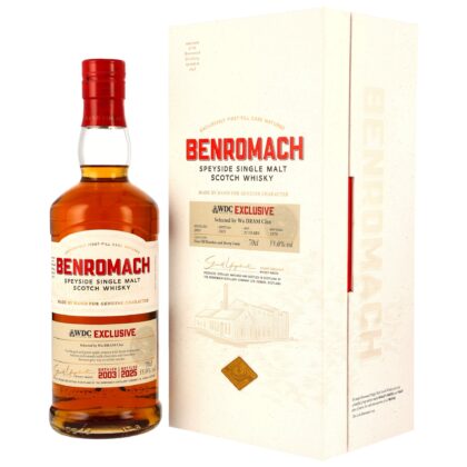 Benromach 22 (2003/2025) - 1st Fill Bourbon & Sherry Casks - Wu Dram Clan
