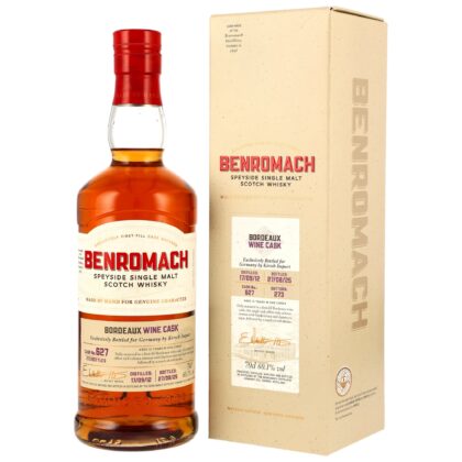 Benromach 12 (2012/2025) - #627 - 1st Fill Bordeaux Wine Cask