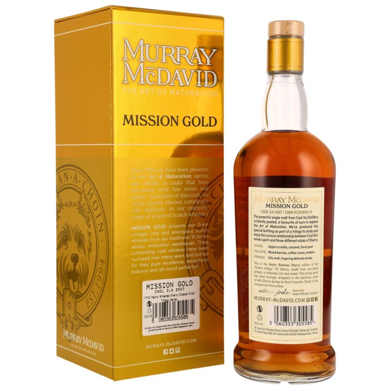 Caol Ila 17 (2007/2024) - #2301850&-51 - PX Sherry Octaves - Mission Gold Murray McDavid – Bild 2