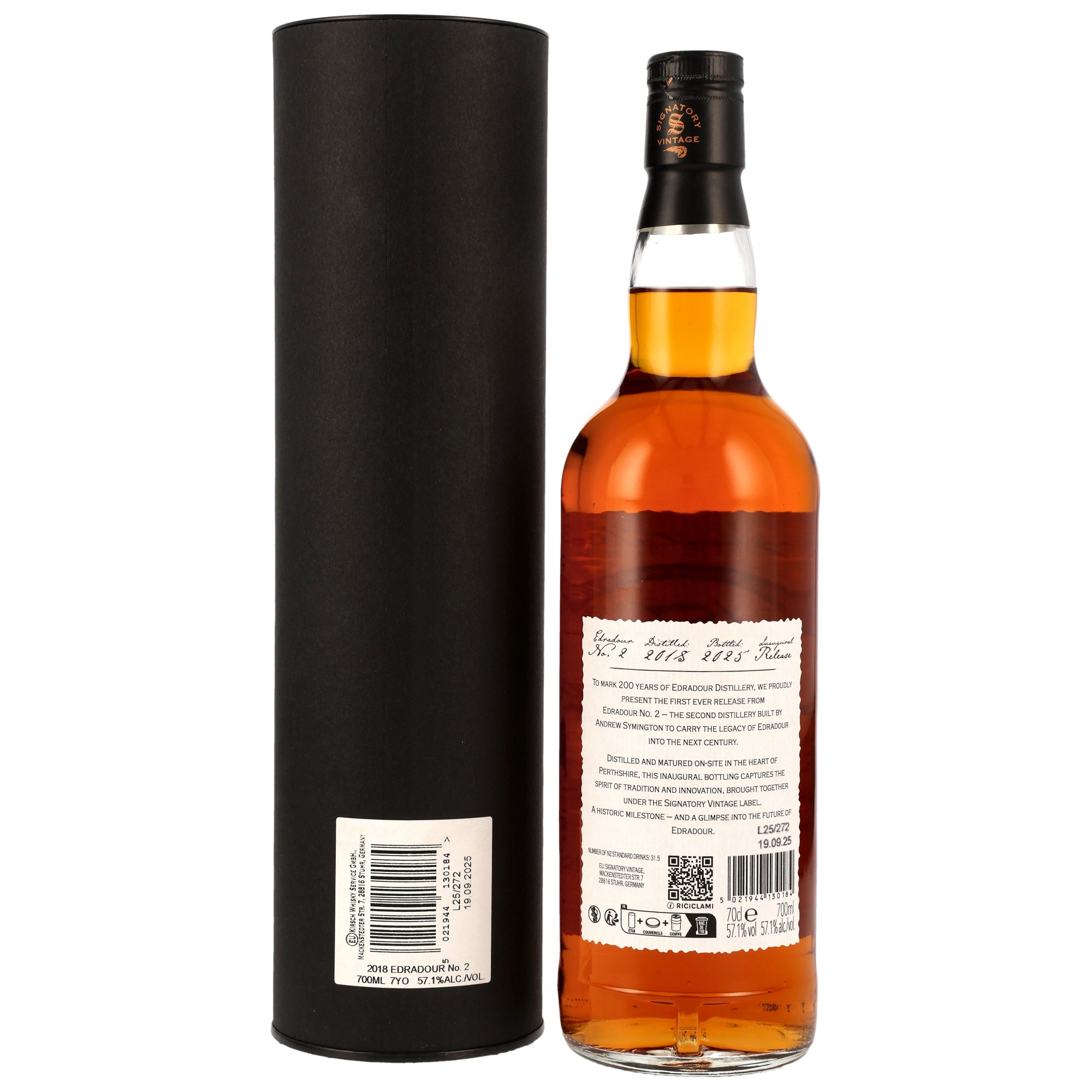 Edradour No.2 - 7 (2018/2025) - 1st Fill Sherry Butts - Inaugural Release – Bild 2