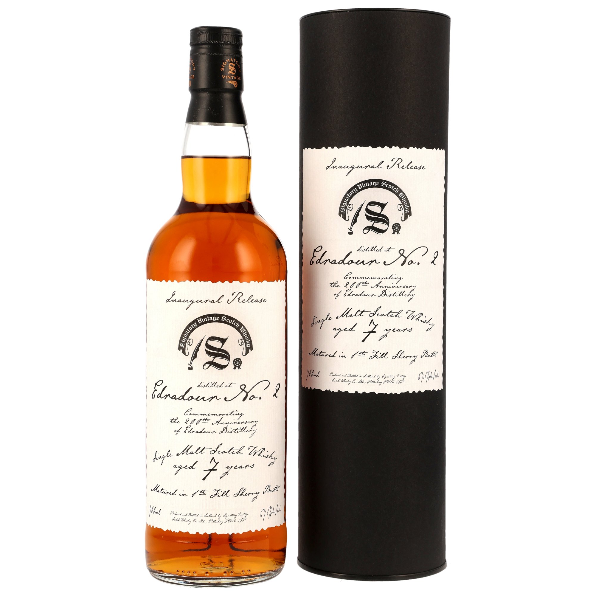 Edradour No.2 - 7 (2018/2025) - 1st Fill Sherry Butts - Inaugural Release