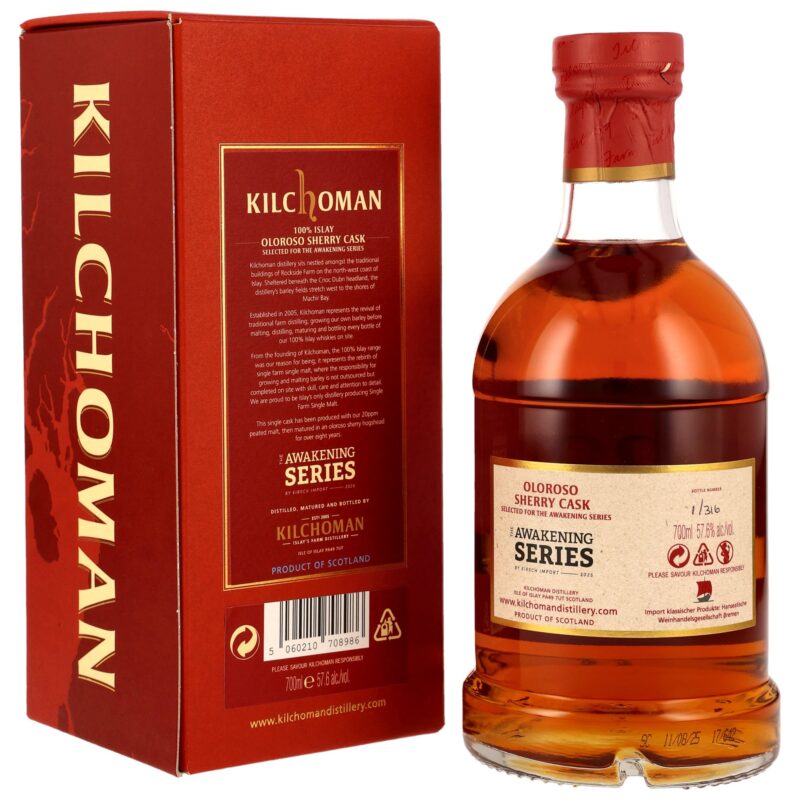 Kilchoman 8 (2017/2025) - #17/642 - Oloroso Sherry Cask - The Awakening Series Whisky Live 2025 – Bild 2