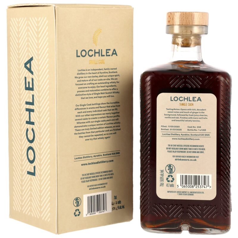 Lochlea 5 (2020/2025) - #244 - Oloroso Sherry Cask - The Awakening Series Whisky Live 2025 – Bild 2