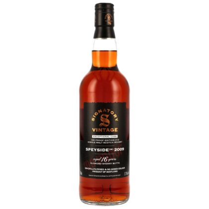 Speyside (M) 16 (2009/2025) - Signatory Exceptional Cask #13