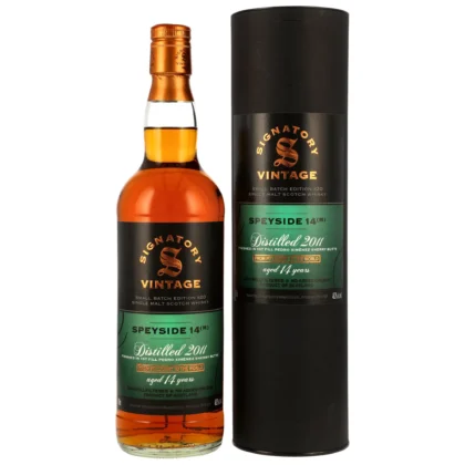 Speyside (M) 14 (2011/2026) - 1st Fill PX Sherry Butts Finish - Signatory Small Batch Edition #20