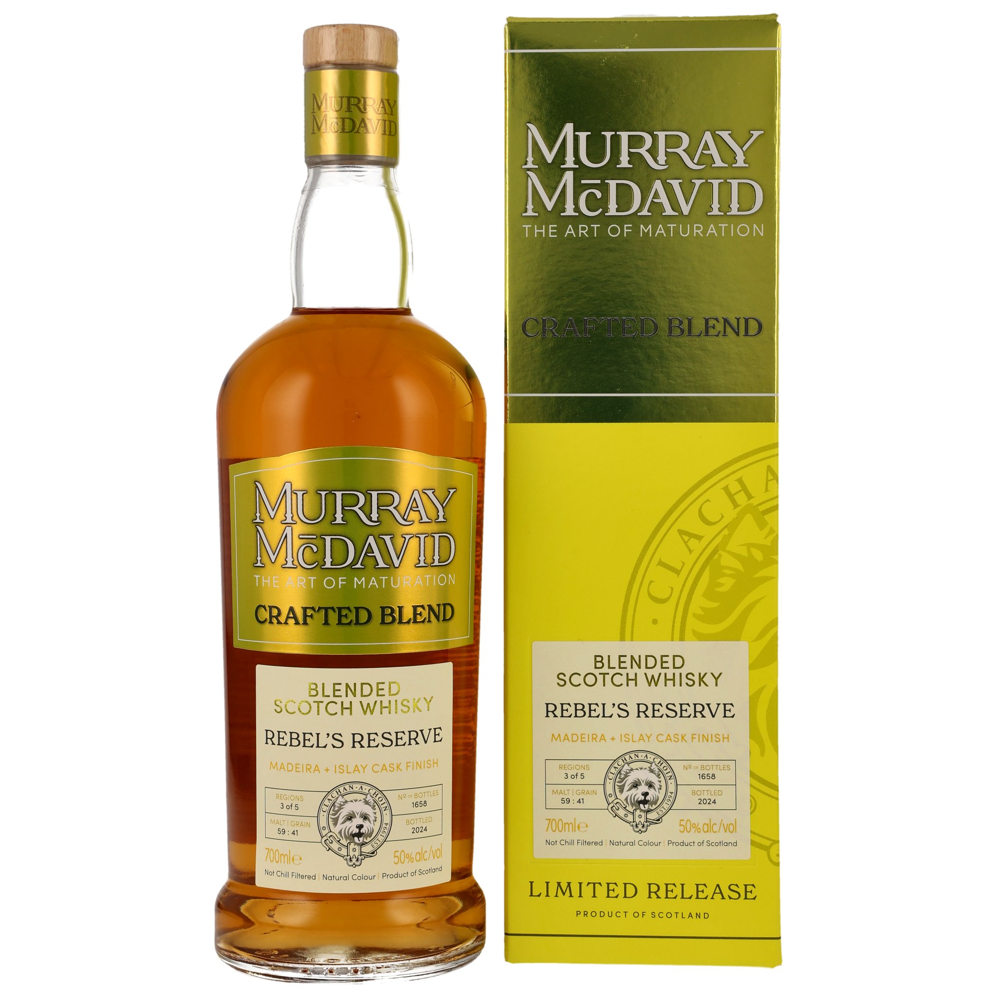 Rebel's Reserve Blend - Madeira & Islay Cask - Murray McDavid