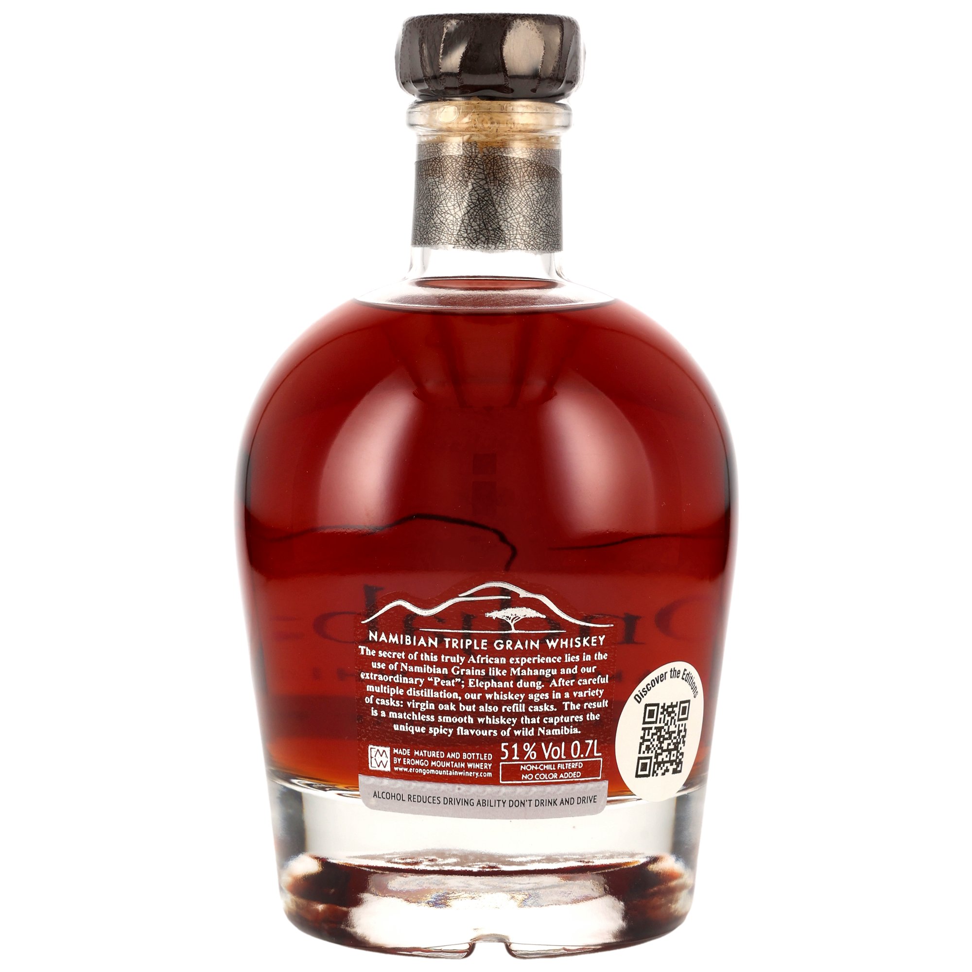 Ondjaba - Bourbon & Sherry Style Finish - The Namibian Whiskey – Bild 2