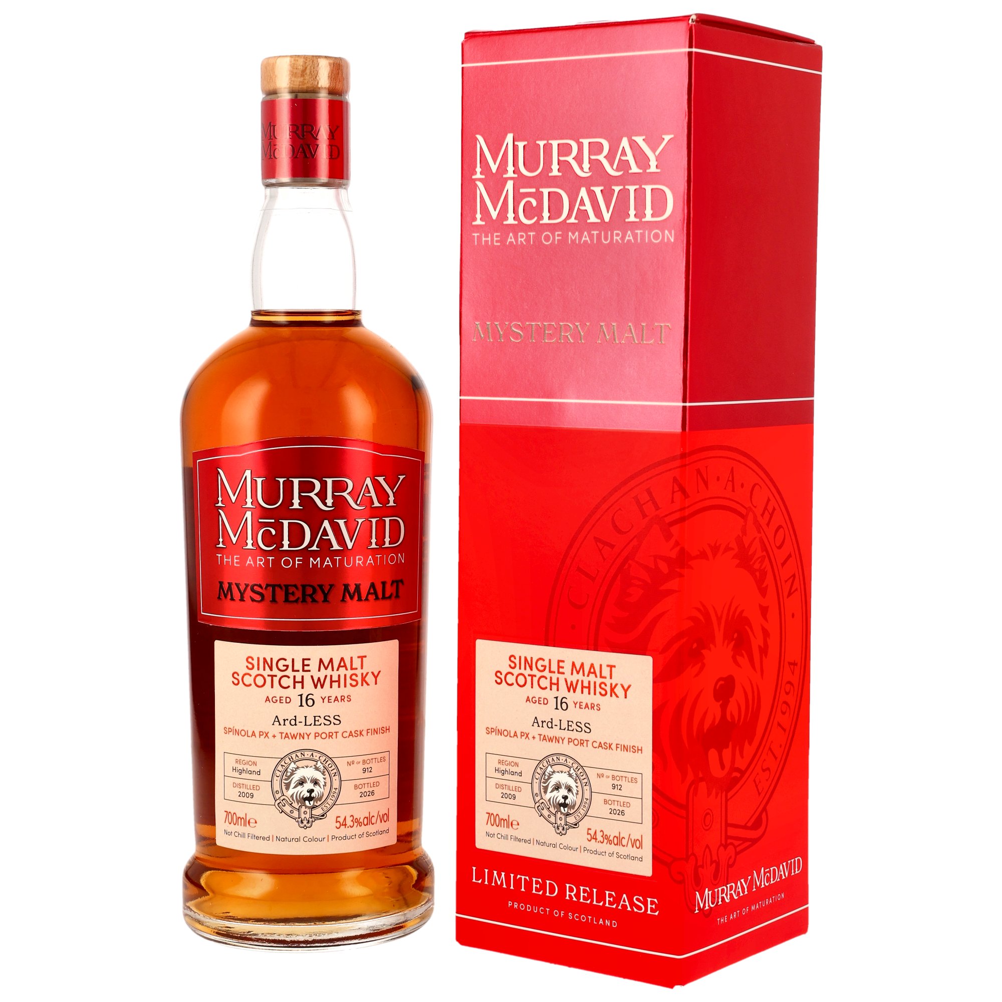 Ard-LESS 16 (2009/2026) - PX + Tawny Port - Mystery Malt Murray McDavid