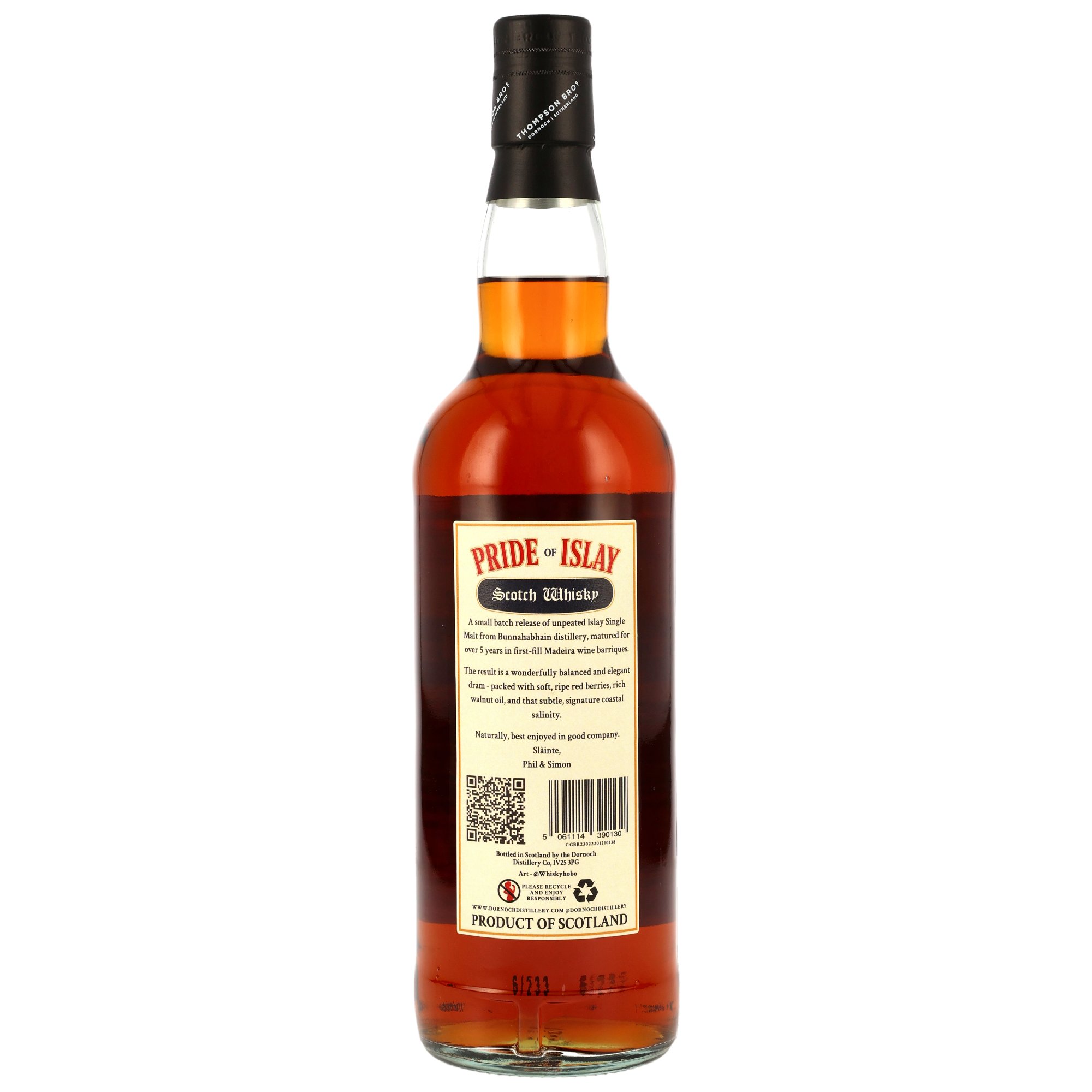 Bunnahabhain 12 - Madeira Casks - Pride of Islay - Thompson Bros. – Bild 2
