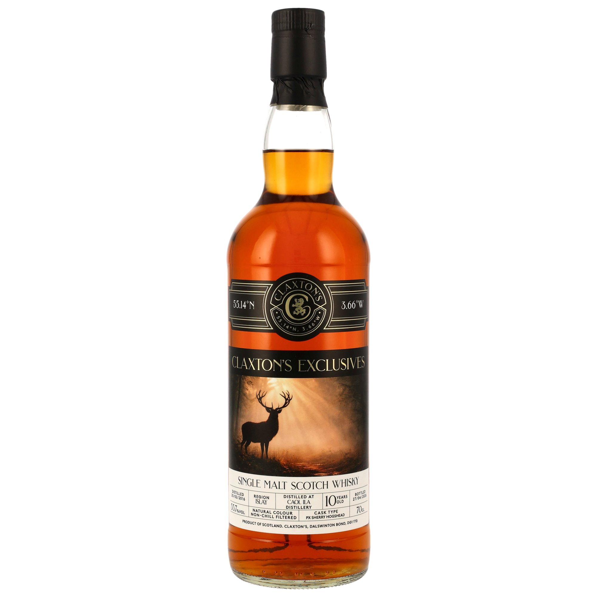 Caol Ila 10 (2016/2026) - PX Sherry Cask - Claxton's Exclusives